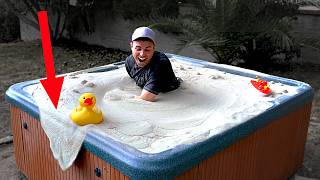 Liquid Sand Hot Tub Fluidized air bed [upl. by Iccir]