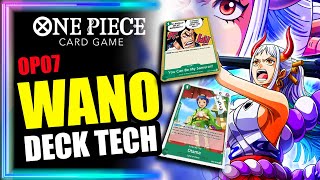 OP07 Yamato Wano Deck  Draws like crazy  One Piece TCG [upl. by Lled]