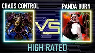 Chaos control vs Panda burn  High Rated  Goat Format  Dueling Book [upl. by Terle]