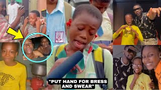 Viral Little Girl Who Sang Kizz Daniel Pour Me Water Word for Word Gets to Meet Him As This Happens [upl. by Dranyam]