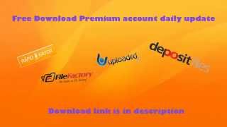 Get Premium account for Rapidgator Uploadedto and Filefactory absolutely free  Daily Update [upl. by Nemra]