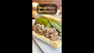 EASY AUTHENTIC CHICAGO ITALIAN BEEF SANDWICH [upl. by Liddle]