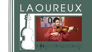 Laoureux Open String Exercise 3  Laoureux Violin Exercises  Violin Study [upl. by Nosauq]