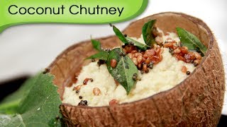 Fresh Coconut Chutney  Dosa Chatni Recipe by Ruchi Bharani  Vegetarian HD [upl. by Yeltnerb]