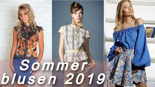 👘 Modische sommerblusen damen 2019 [upl. by Ocirderf]