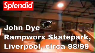 John Dye Rampworx Skatepark Liverpool circa 9899 Mid School 90s UK BMX History [upl. by Angi31]