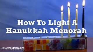 How to Light the Hanukkah Menorah [upl. by Nere280]