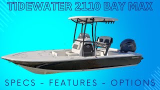 2024 Tidewater 2110 Bay Max Boat Review Walkthrough Powered by the Yamaha F150XC [upl. by Yelsa]