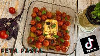 Baked Feta Pasta  Viral Tiktok Feta amp Tomato Pasta Shorts [upl. by Inva]