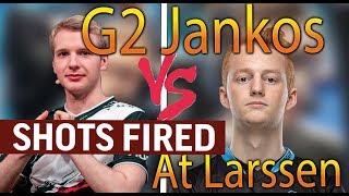 G2 Jankos  SHOTS FIRED At Larssen After Rogue Loss Larssen Corki Play  BM [upl. by Akeyla297]