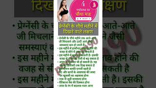 प्रेग्नेंसी के चौथे महीने में दिखने वाले लक्षण pregnancy symptoms health shorts [upl. by Anniala]