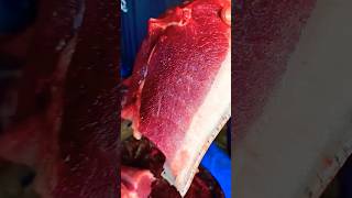 Amazing Red Meat Pork weighting4kg₹450 pork meat porkfood porkrecipes food shortsvideo [upl. by Aivonas]