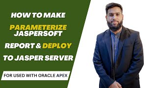 How to Make Parameterize Jaspersoft Report amp Deploy to Server  oracleapex jaspersoft [upl. by Blanche]