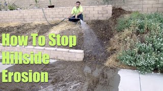 Erosion Control Product to Limit Erosion of Soil Simple Landscaping Solution for Terrace Gardening [upl. by Ardnuas]