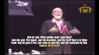 Ahmed Deedat  Judah the Father of the Jews and his sexual act on the roadside in a BOOK OF GOD [upl. by Gaile]