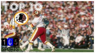 Top 10 Washington Redskins of All Time [upl. by Duomham]