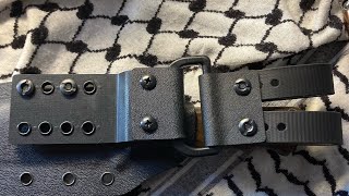 The Armatus Carry BELT DANGLER SYSTEM  Kydex Dangler made to fit Custom Kydex Sheaths [upl. by Kline]