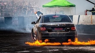 VE Clubsport Fire at Summernats 27 [upl. by Regazzi]