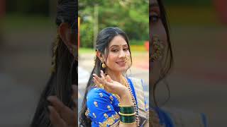 Navasachi Gauri Mazi Status Song  Makeup video  Diwali Nauvari look [upl. by Om]