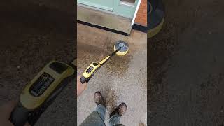 Karcher k4 with t5 patio cleaner attachment with patio cleaner liquid diy karcher patio home [upl. by Eissolf]