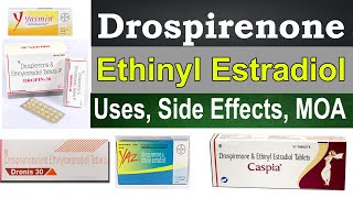 Drospirenone Ethinyl Estradiol  Uses Side Effects Dosage  Yasmin Rosal Yaz dronis [upl. by Thaddeus]