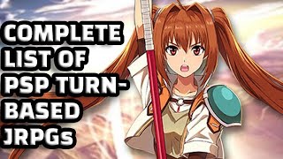 Complete List of PSP TurnBased JRPGs [upl. by Hsizan]