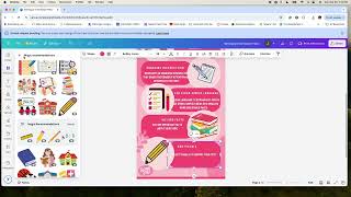 Teaching how to make an Infographic For Writing Using Canva [upl. by Eadwine435]