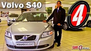 Volvo S40 20 Powershift  Used car review  Surf4cars [upl. by Annayd453]