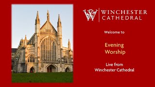 111924 Evening Worship live from Winchester Cathedral 🇺🇦 [upl. by Normi816]