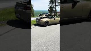 2024 Mazda MX5 Miata RF  Dropping the Targa Top [upl. by Skantze]