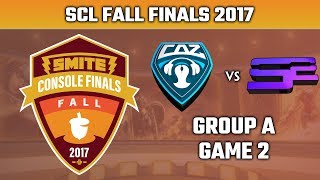 SMITE Console League Fall Finals  Group A CAZ eSports vs SoaR Gaming Game 2 [upl. by Ruelu182]