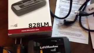 How To Set Up Liftmaster Internet Gateway 828LM [upl. by Pears]