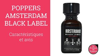 POPPERS AMSTERDAM BLACK LABEL 24ML AMYL sur La Boutique du Poppers [upl. by Analat]