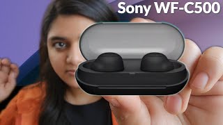 Sony WFC500 truly wireless Earbuds Unboxing amp Review  Best Budget Earbuds From Sony [upl. by Coretta]