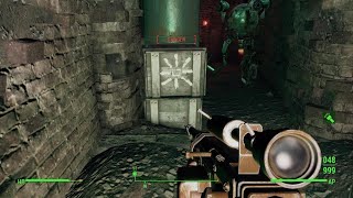 Secret Cache in Tradecraft Quest Sewer Entrance Fallout 4 [upl. by Claude]