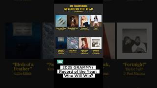 2025 GRAMMYs Record of the Year Who Will Win news grammys grammy beyonce taylorswift [upl. by Selma984]