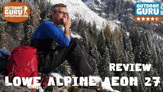 Lowe Alpine Aeon 27 REVIEW [upl. by Orola]