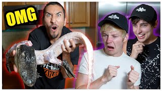 I Ordered An Alligator Off The DARK WEB and ate it w Sam amp Colby [upl. by Bello]