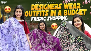 Designers Wear Fabrics On a Budget Fabric Shopping At Noor Nagar Party Wear CollectionDivya Vlogs [upl. by Noraha]