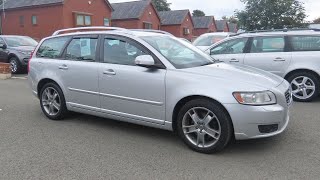 2009 Volvo V50 20 D SE Lux  Start up and indepth tour [upl. by Cutter]