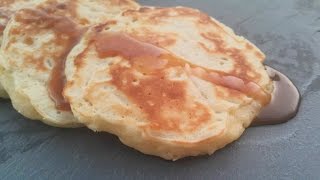 pancake au pommes بان كيك بالتفاح لذيذ و سهل [upl. by Aiym]