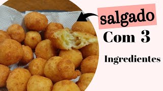 Como fazer um salgado delicioso com 3 ingredientes [upl. by Otreblaug]