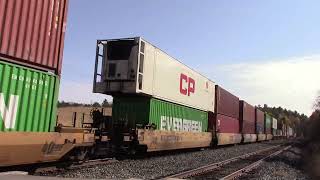 CPKC CP 113 with KCS 4770 passing Palgrave [upl. by Honeyman]