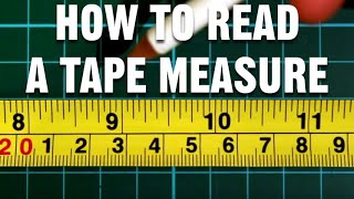 How to read a Tape Measure [upl. by Findley]