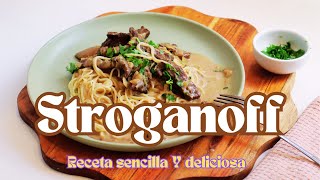 STROGANOFF de vacuno fácil y deliciosa [upl. by Colton867]