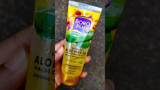 BOROPLUS AloeVera Gel 💯 Organic Haldi Chandan KesarGet GlowingFair amp Younger Looking Skin [upl. by Doble]