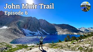 JOHN MUIR TRAIL Episode 6  Golden Staircase to Palisade Lake Mather amp Pinchot Pass Lake Marjorie [upl. by Moreta]