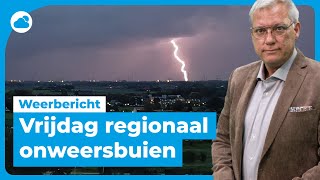 Weerbericht na prachtig lentemiddag volgen buien [upl. by Hollander]