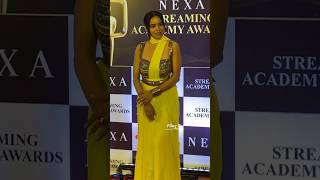 Manisha Rani Arrives Nexa Streaming Academy Awards Filmy Rai [upl. by Kenric393]