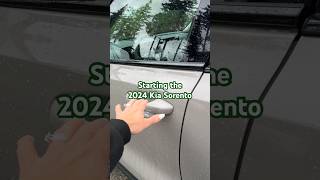 Starting the 2024 Kia Sorento kiasorento sorento asmr carasmr startthecar shorts [upl. by Aerised529]